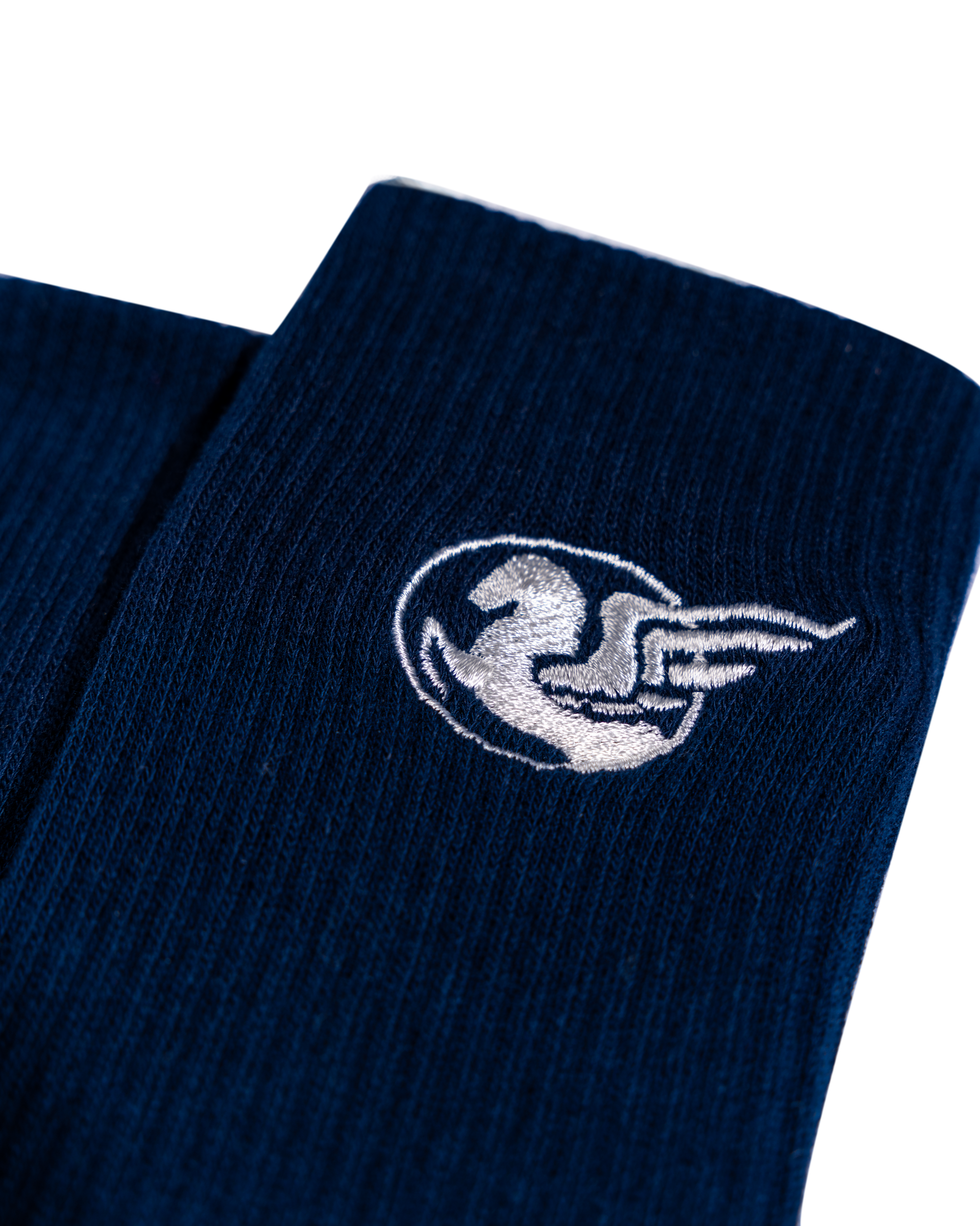 "Pégase" embroidered socks navy